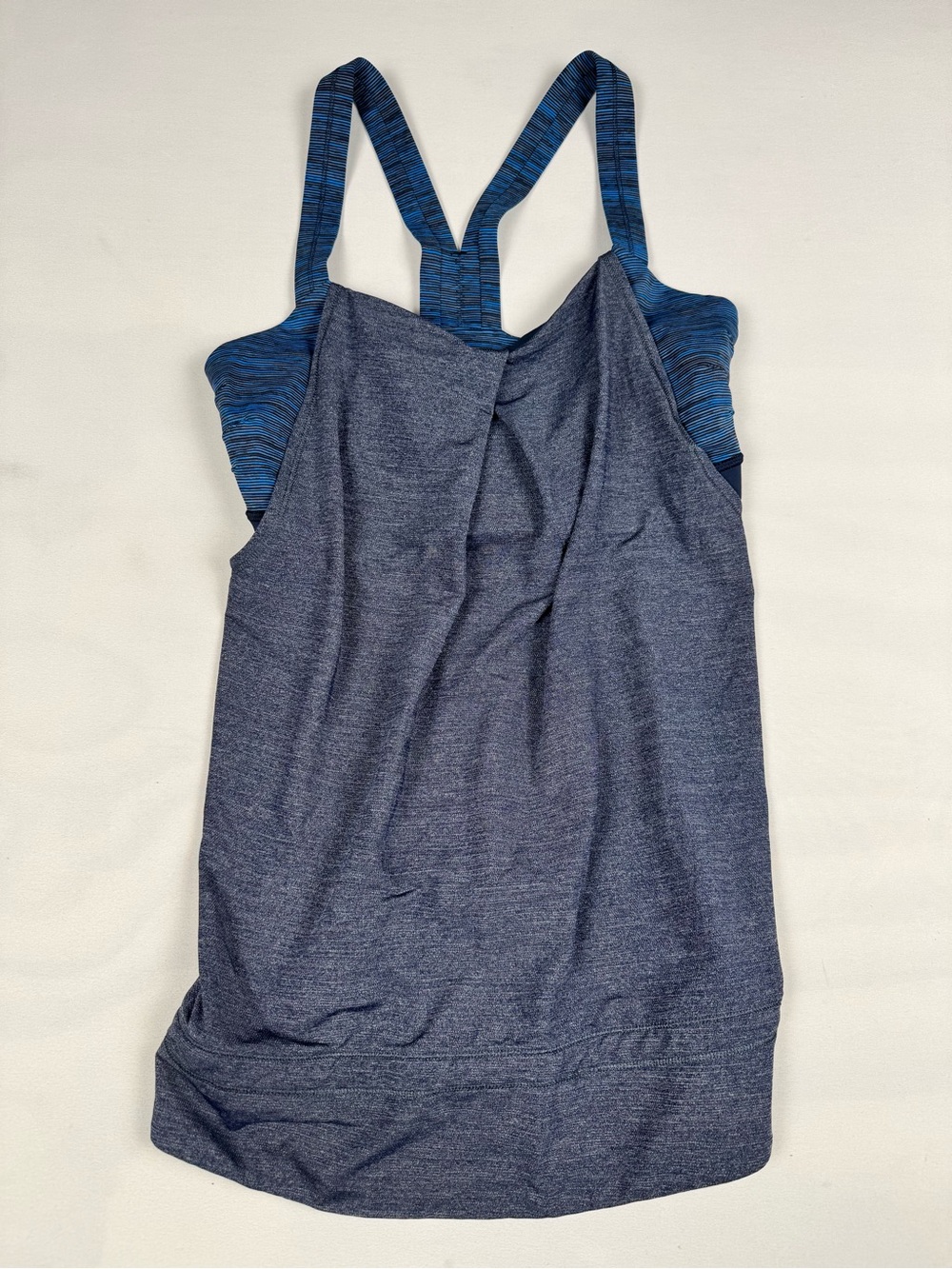 Lululemon Rest Less Tank Top Heathered Wee Are From Space Inkwell Women’s 4